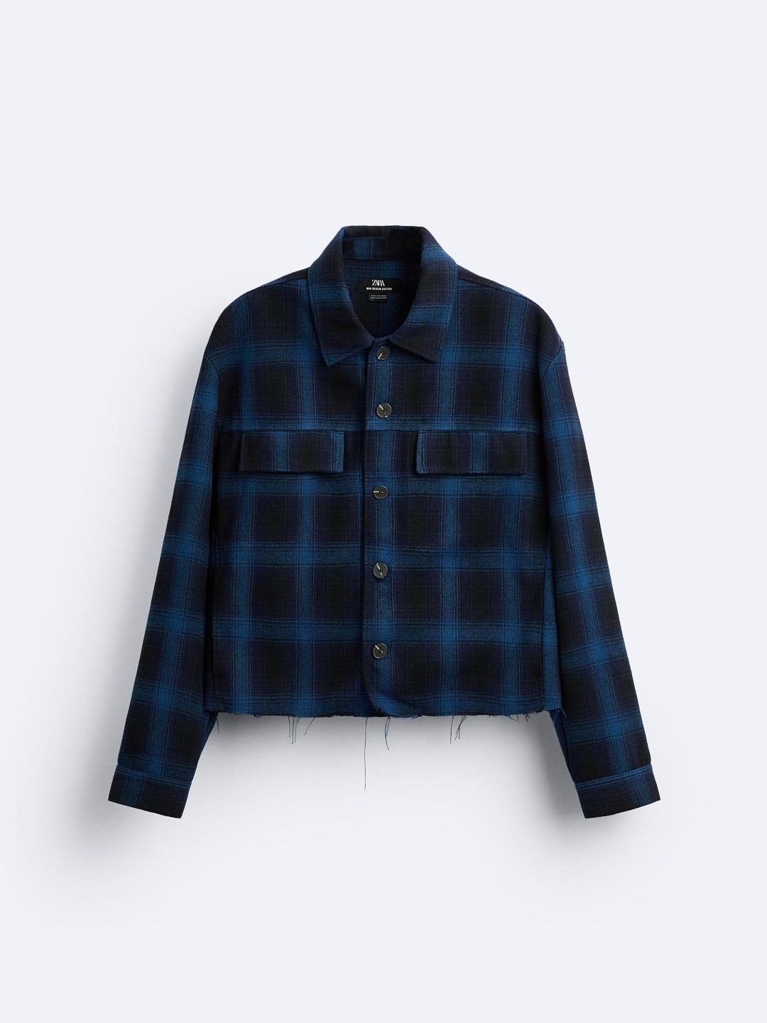 

ZARA Men Navy Blue Shirts