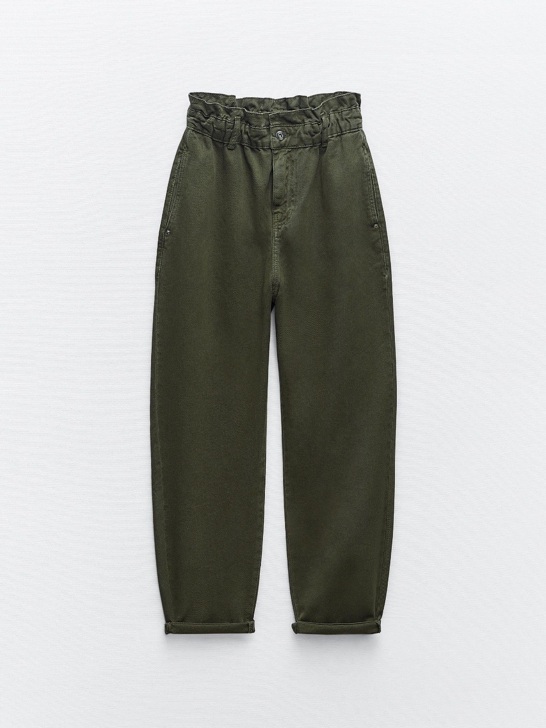 

ZARA Women Khaki Trousers