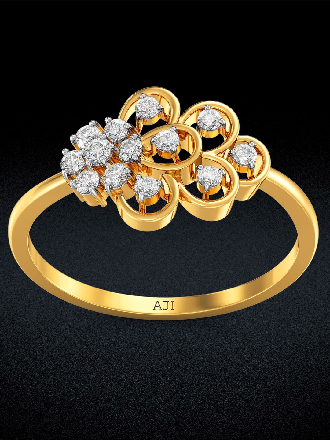 

Joyalukkas 18KT Celestial Gold Diamond Ring