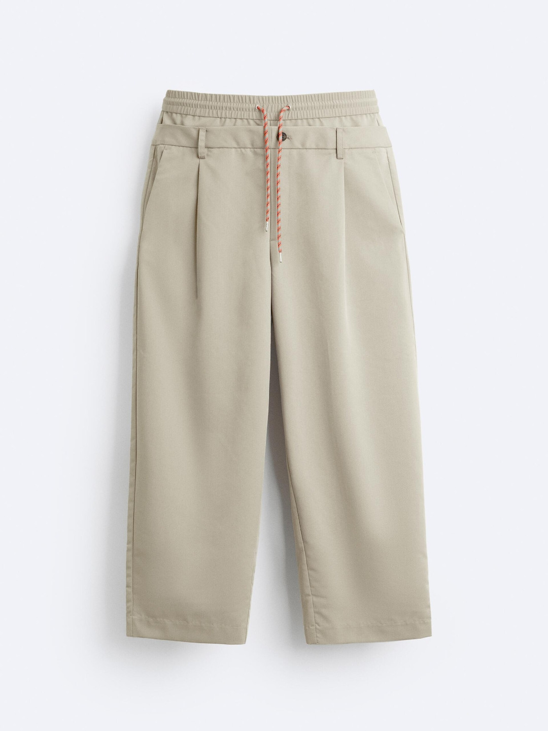 

ZARA Men Beige Trousers