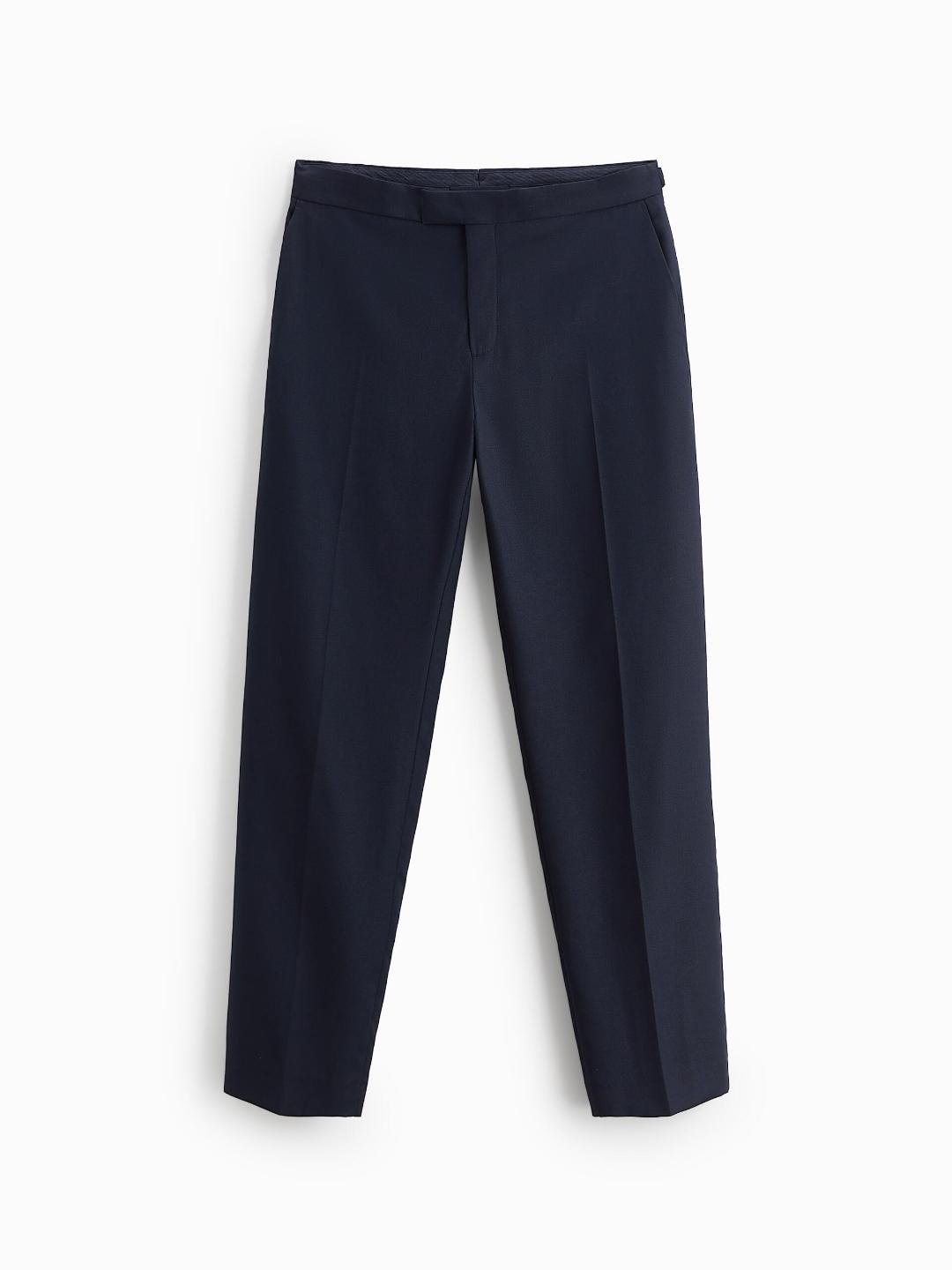 

ZARA Men Navy Blue Trousers