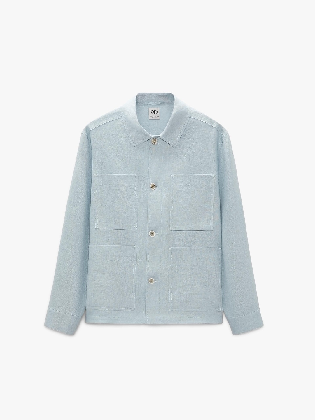 

ZARA Men Blue Shirts