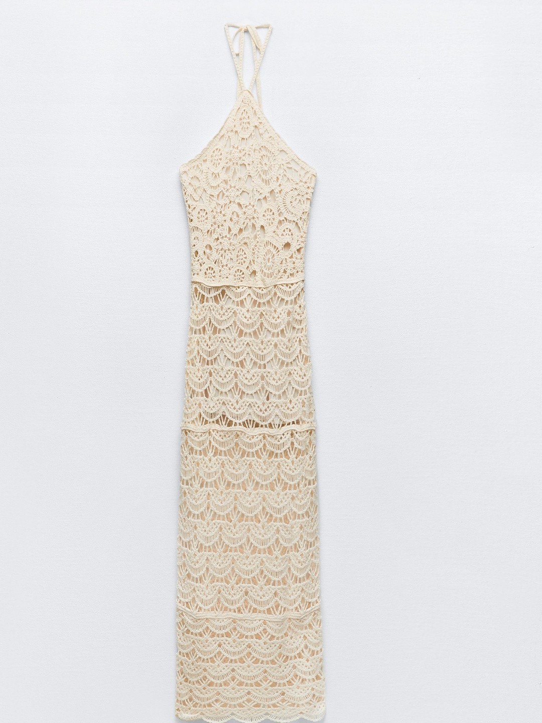 

ZARA Women Beige Dress