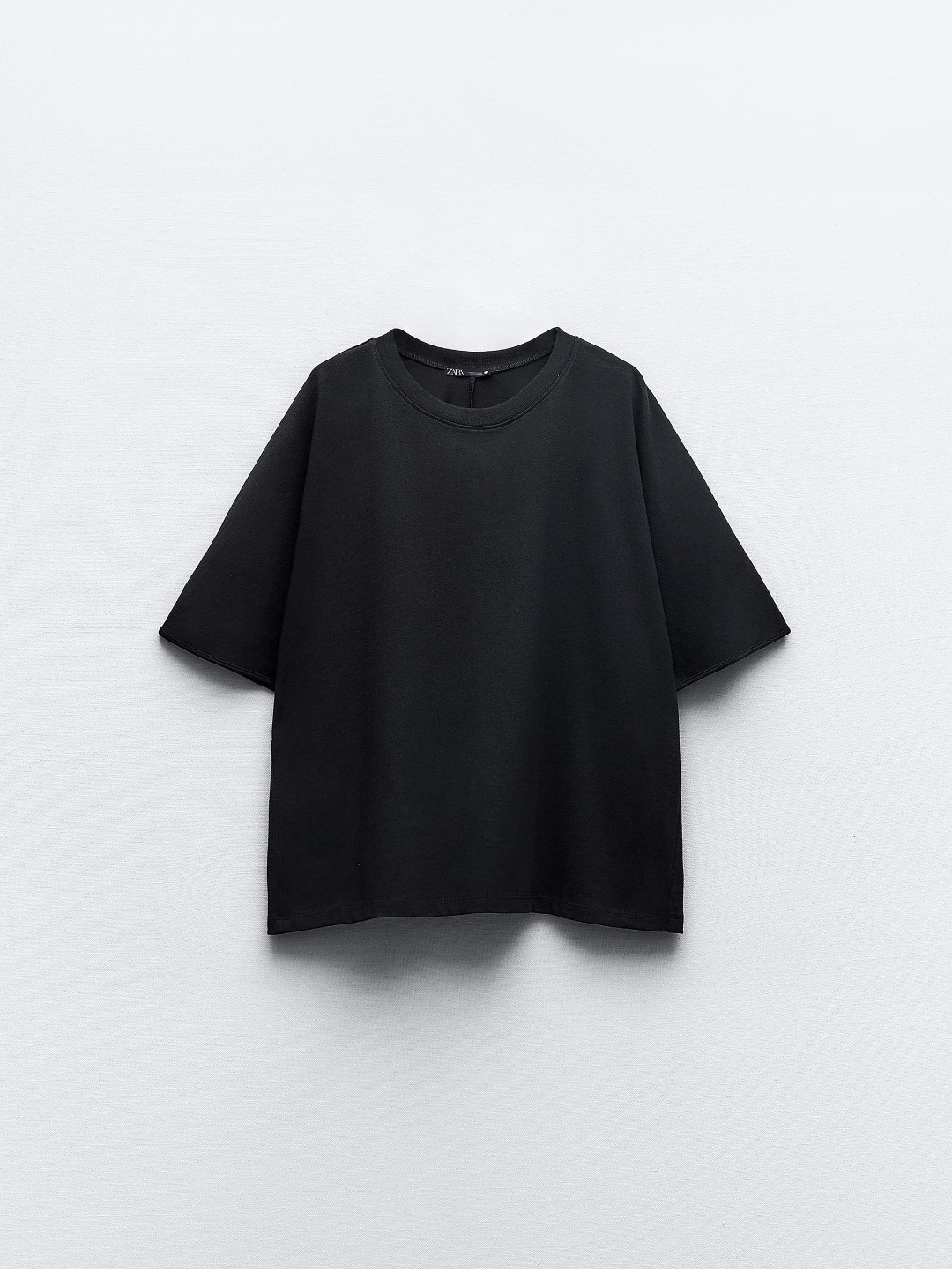 

ZARA Women Black T-shirt