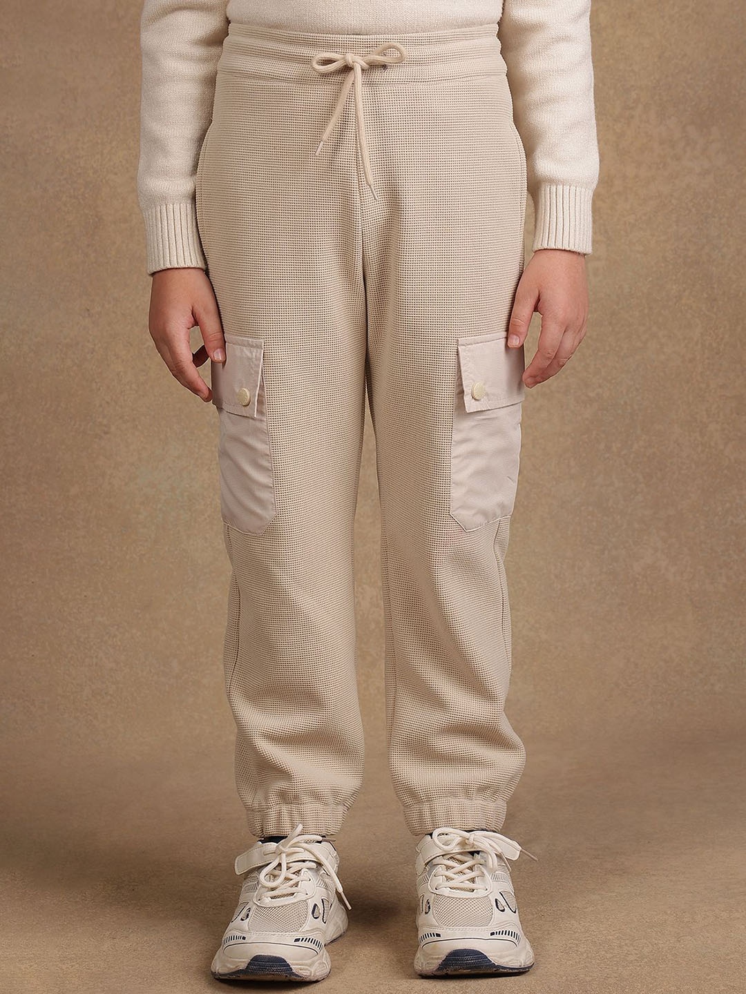 

One Friday Boys Mid-Rise Jogger, Beige