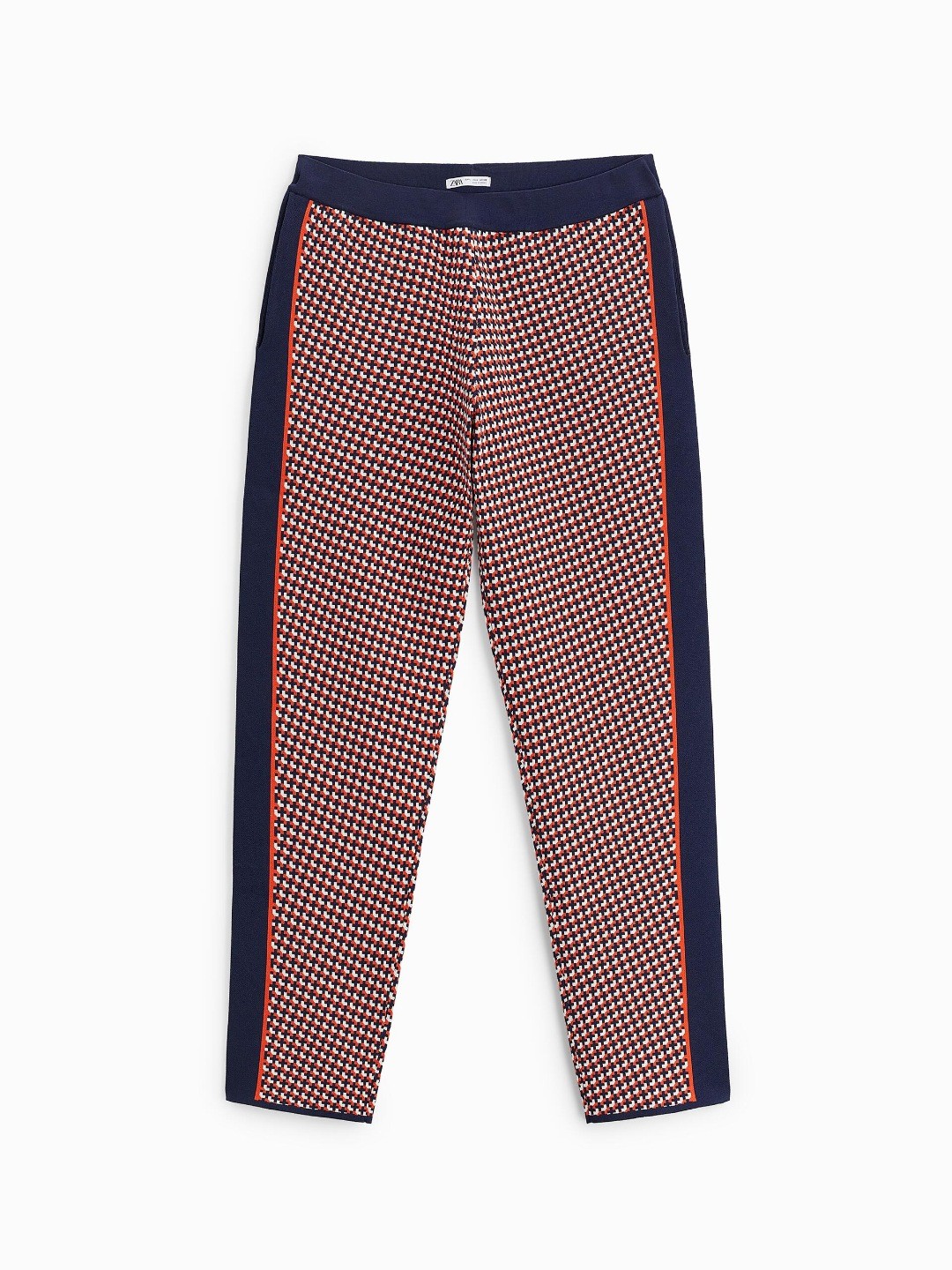 

ZARA Men Navy Blue Trousers
