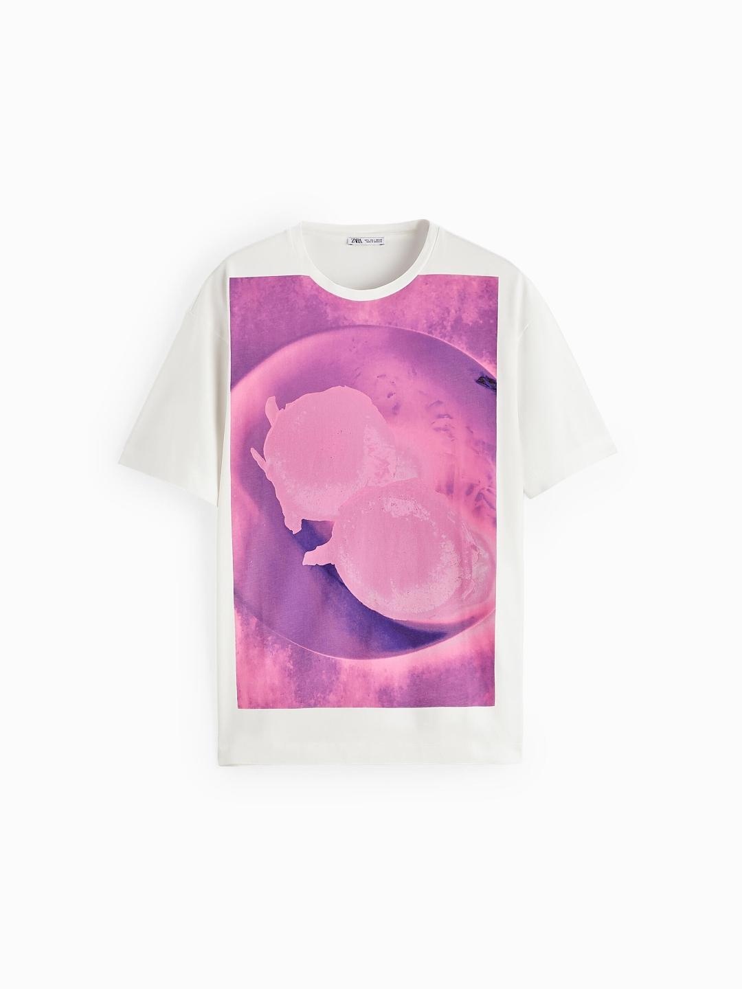 

ZARA Men White T-shirt