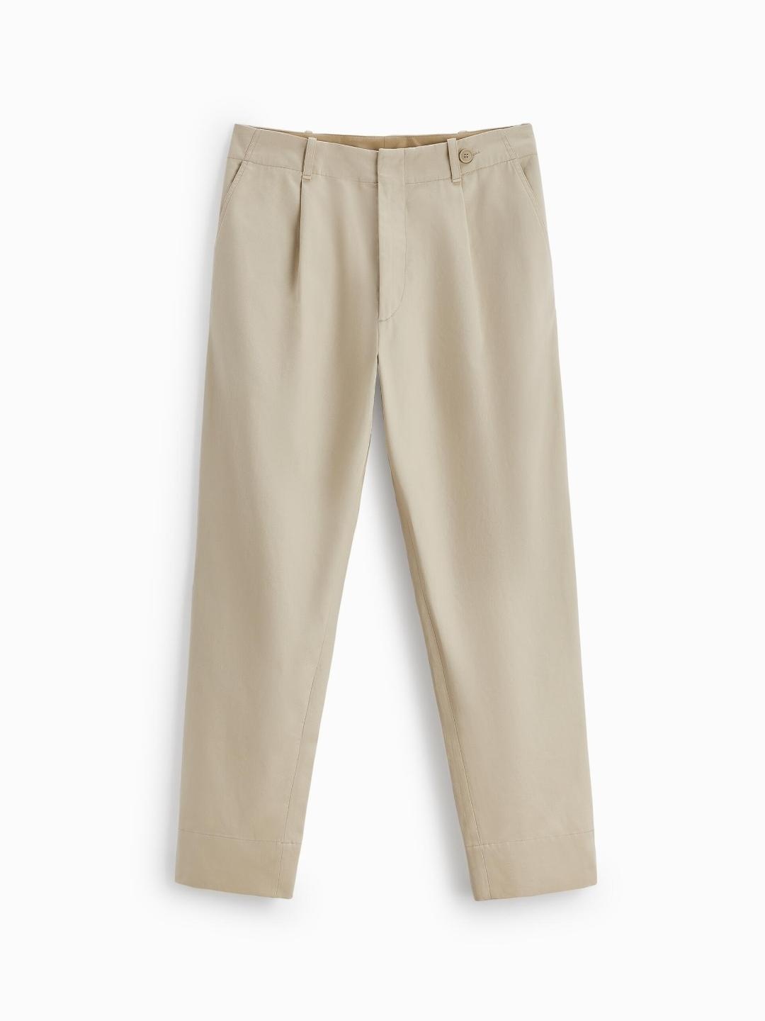 

ZARA Men Beige Trousers
