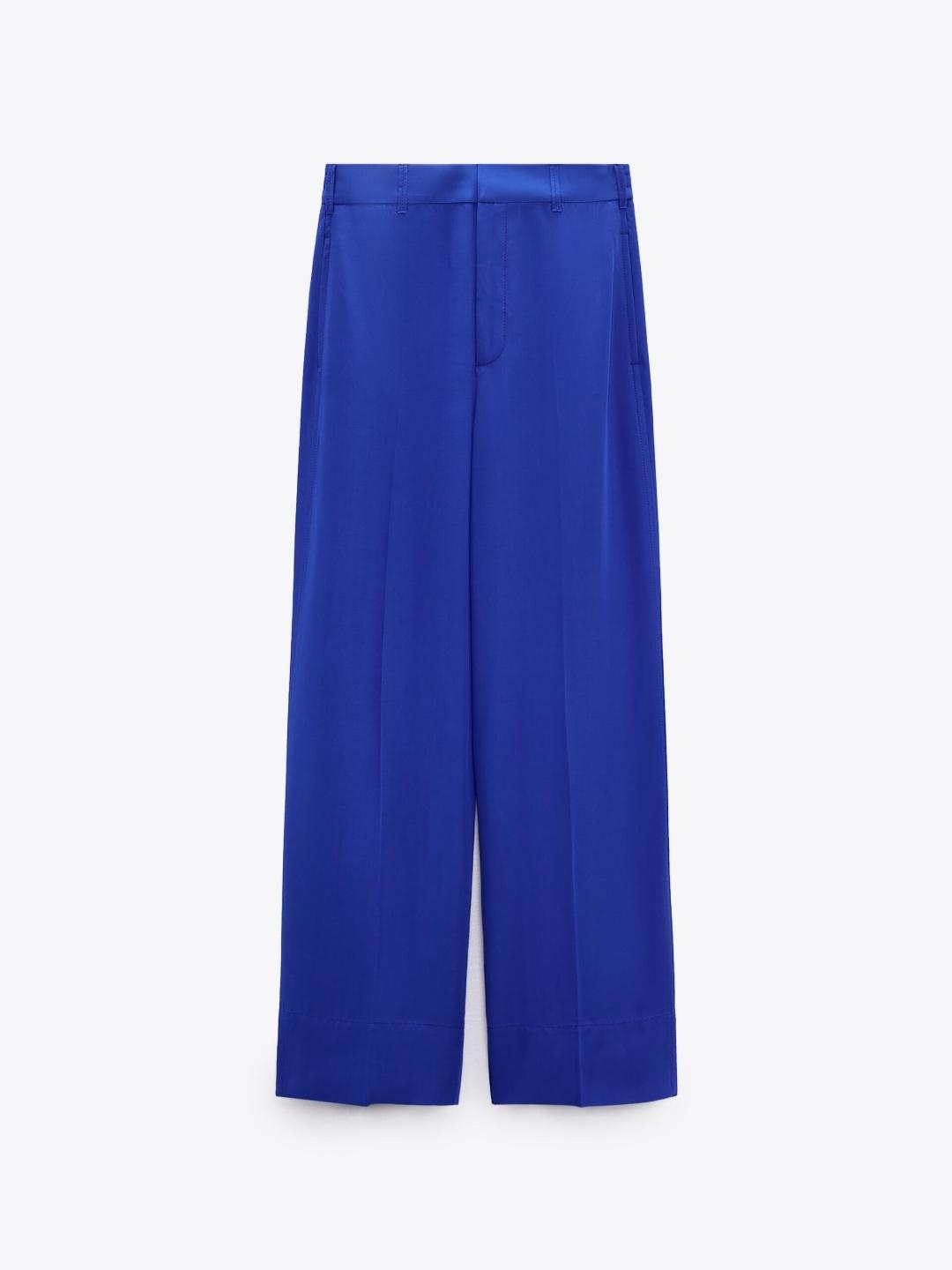 

ZARA Women Blue Trousers