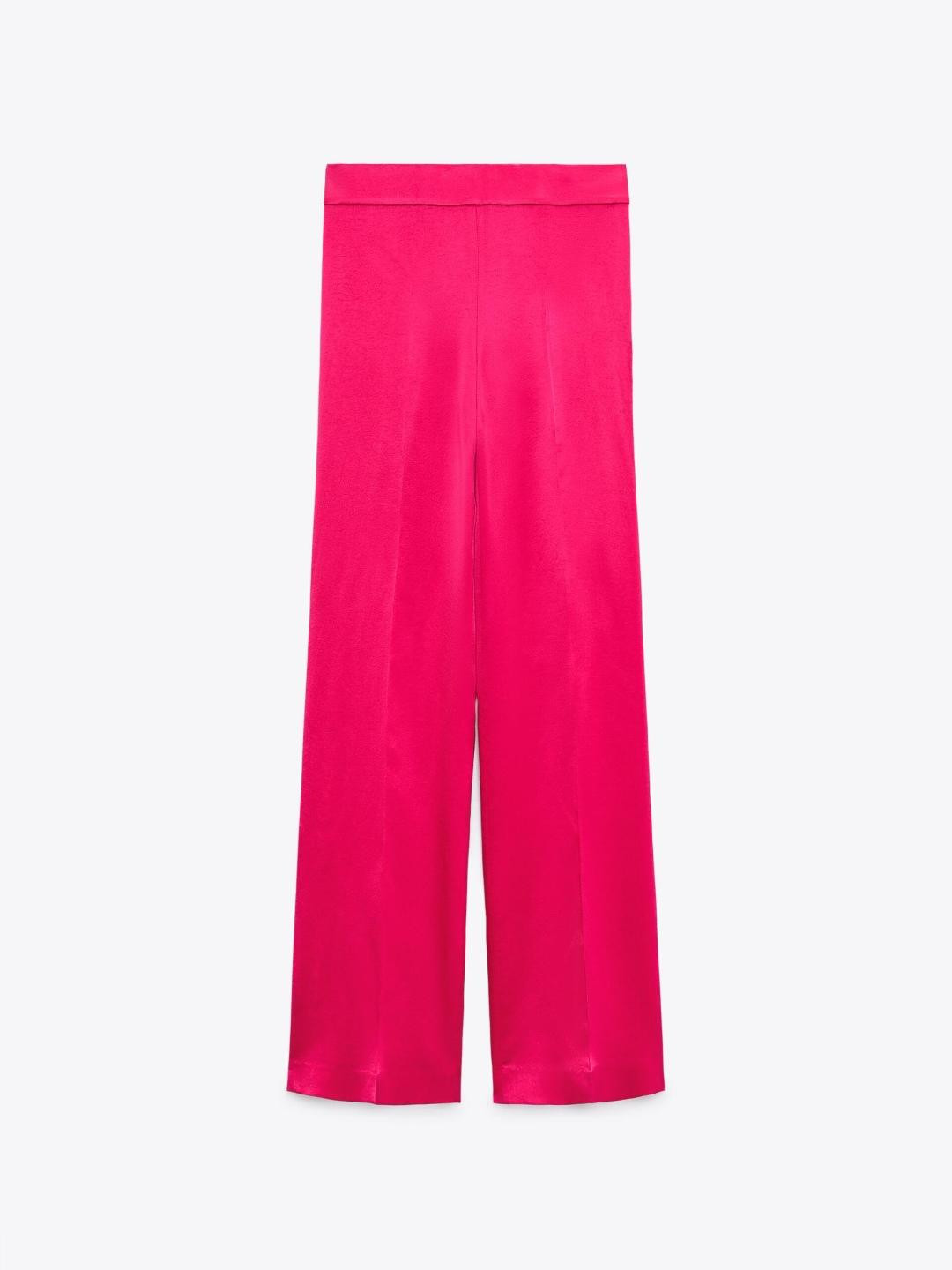 

ZARA Women Purple Trousers