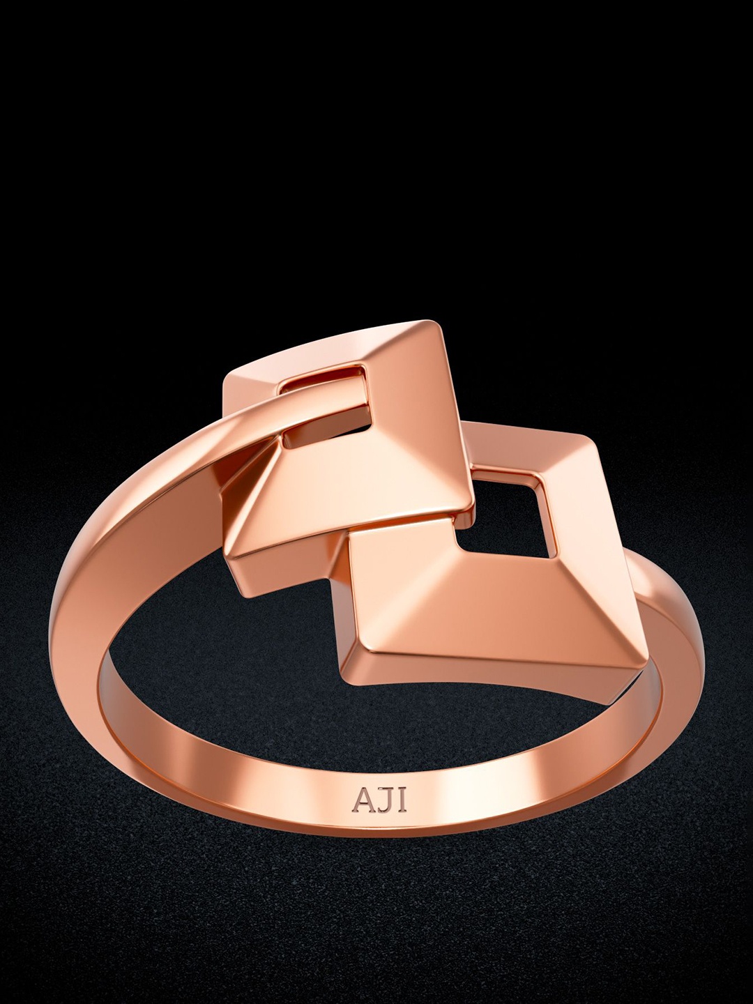 

Joyalukkas Women 14kt Rose Gold Finger Ring 3.09gm