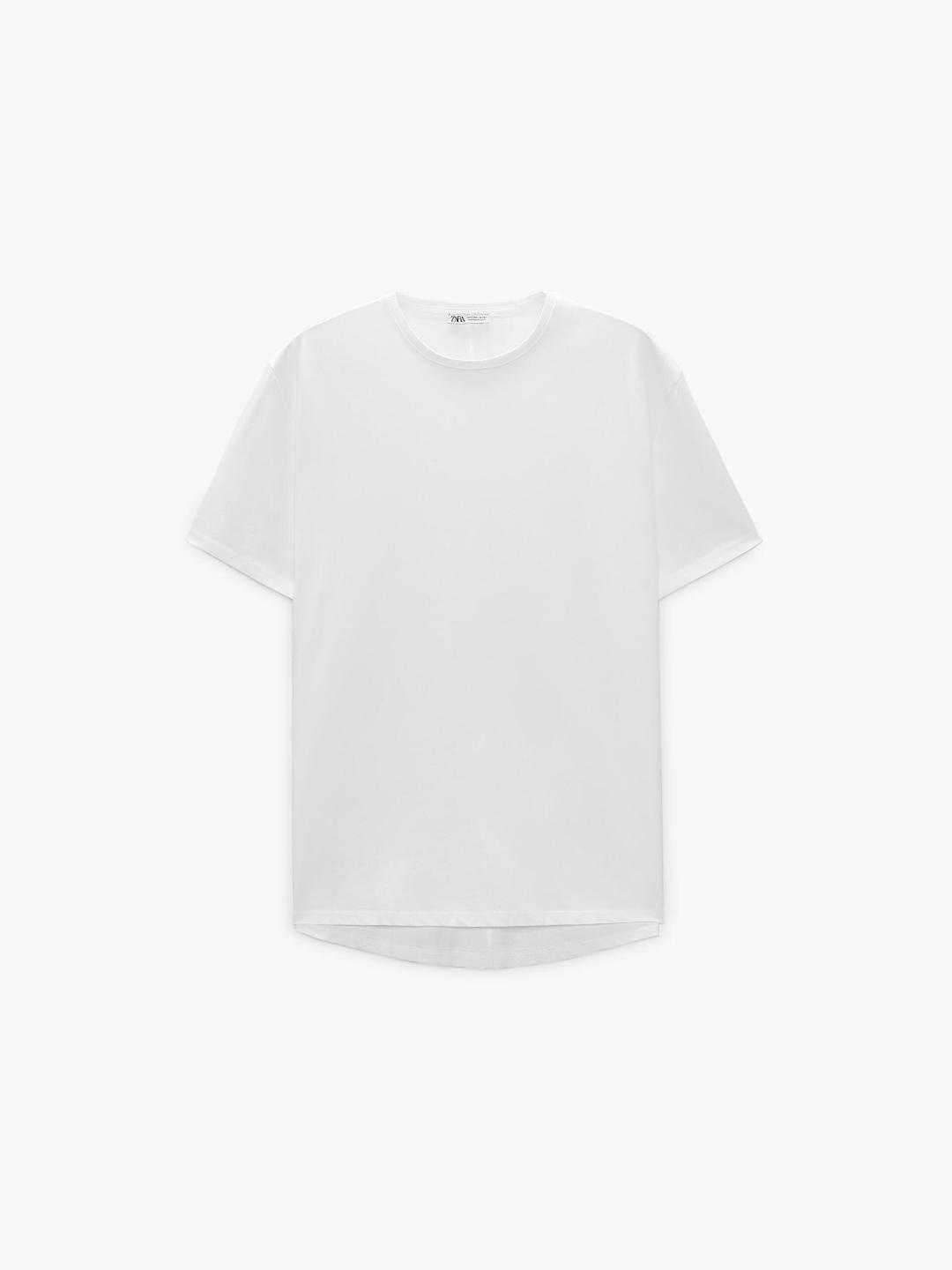 

ZARA Men White T-shirt