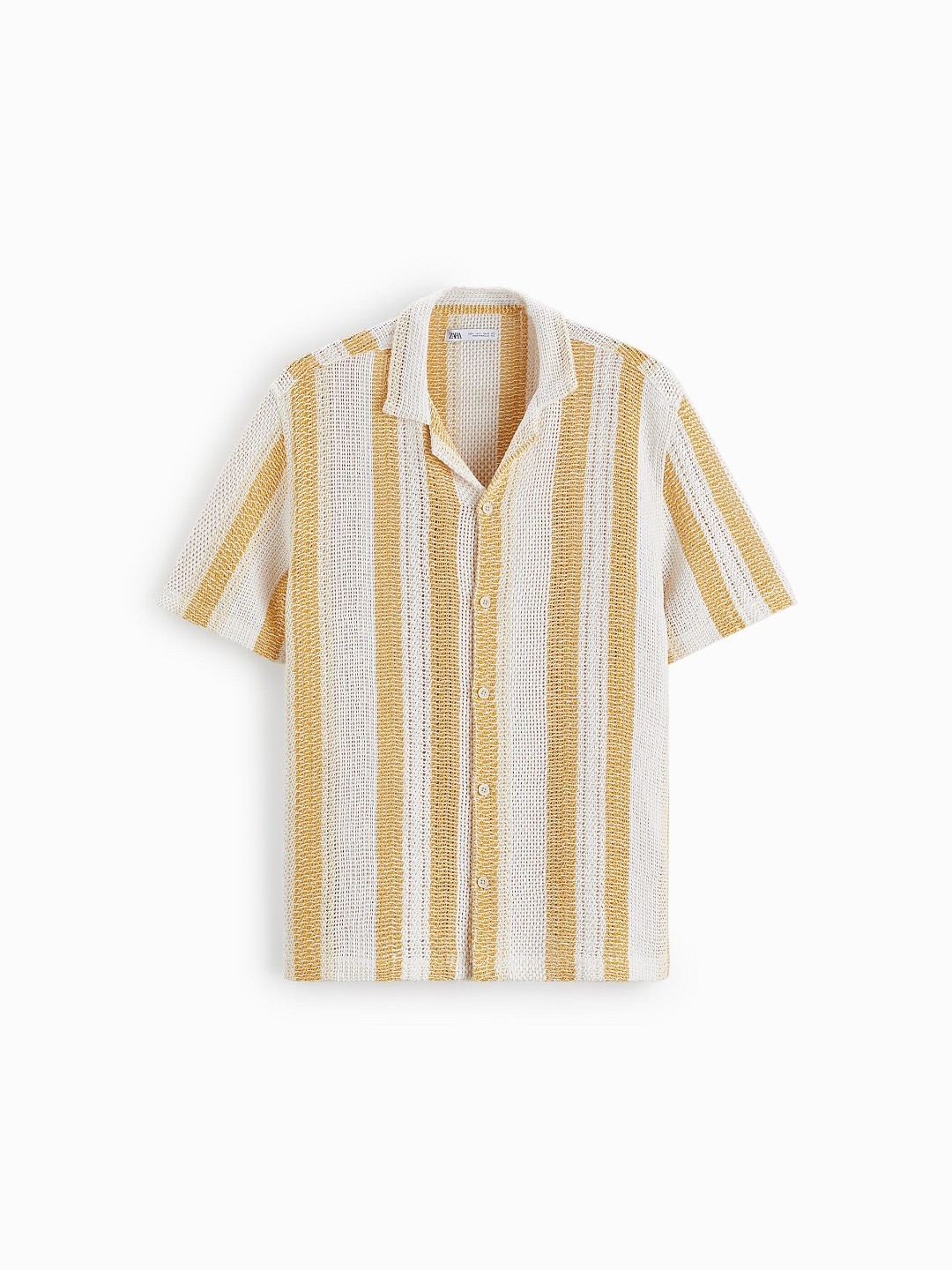 

ZARA Men Yellow Shirts