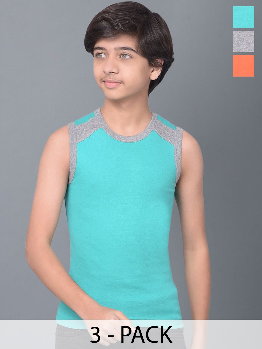 

Dollar Bigboss Boys Pack Of 5 Assorted Cotton Vests MBKB-05-BB05-PO3-CO2-Assorted