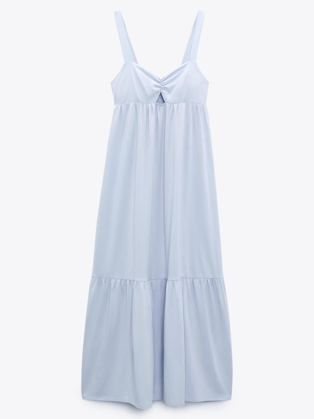 

ZARA Women Blue Dress