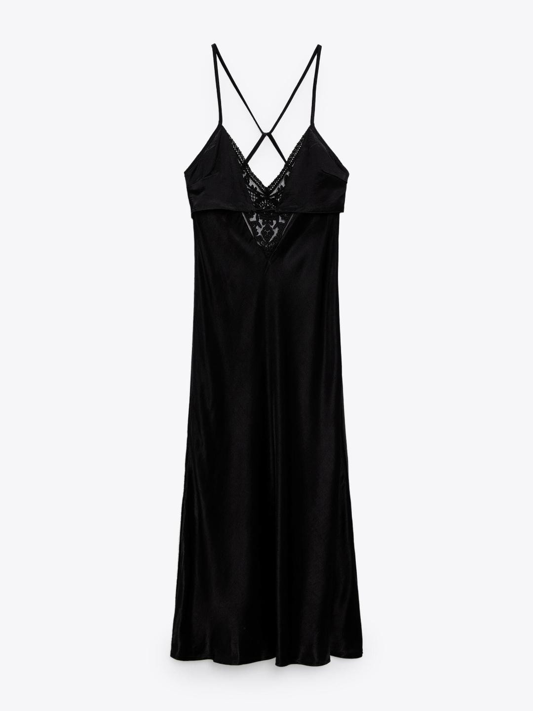 

ZARA Women Black Dress