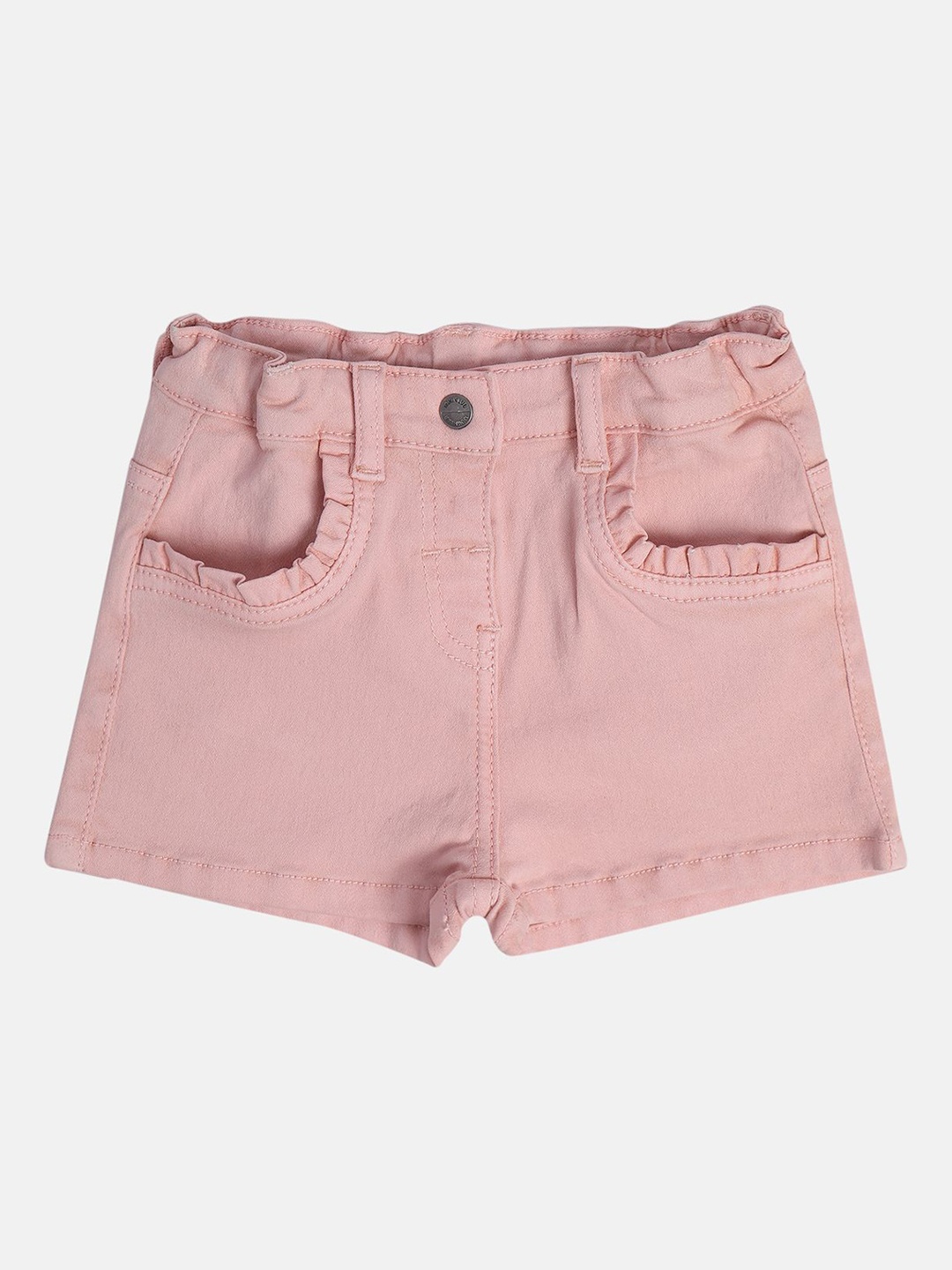 

MINI KLUB Girls Solid Shorts, Pink