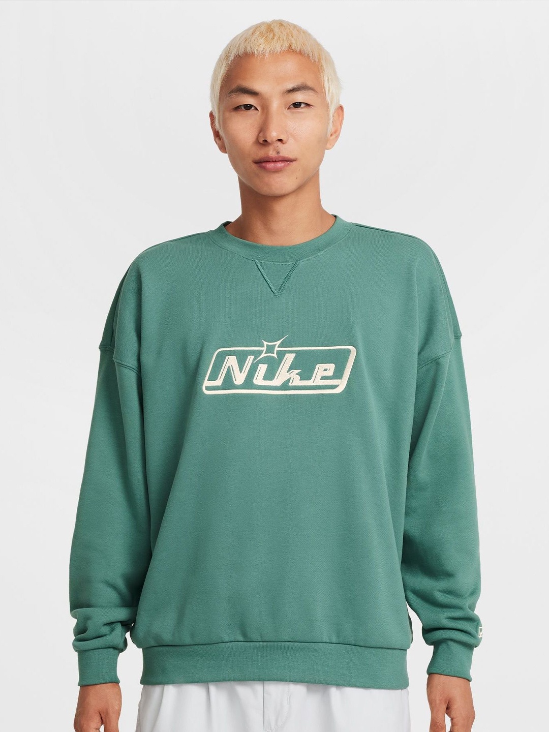 

Nike Club Men Brand Logo Oversized Sweatshirt, Green