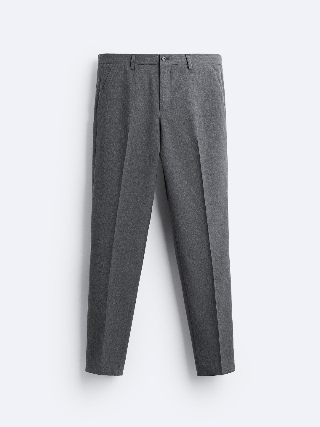 

ZARA Men Grey Trousers