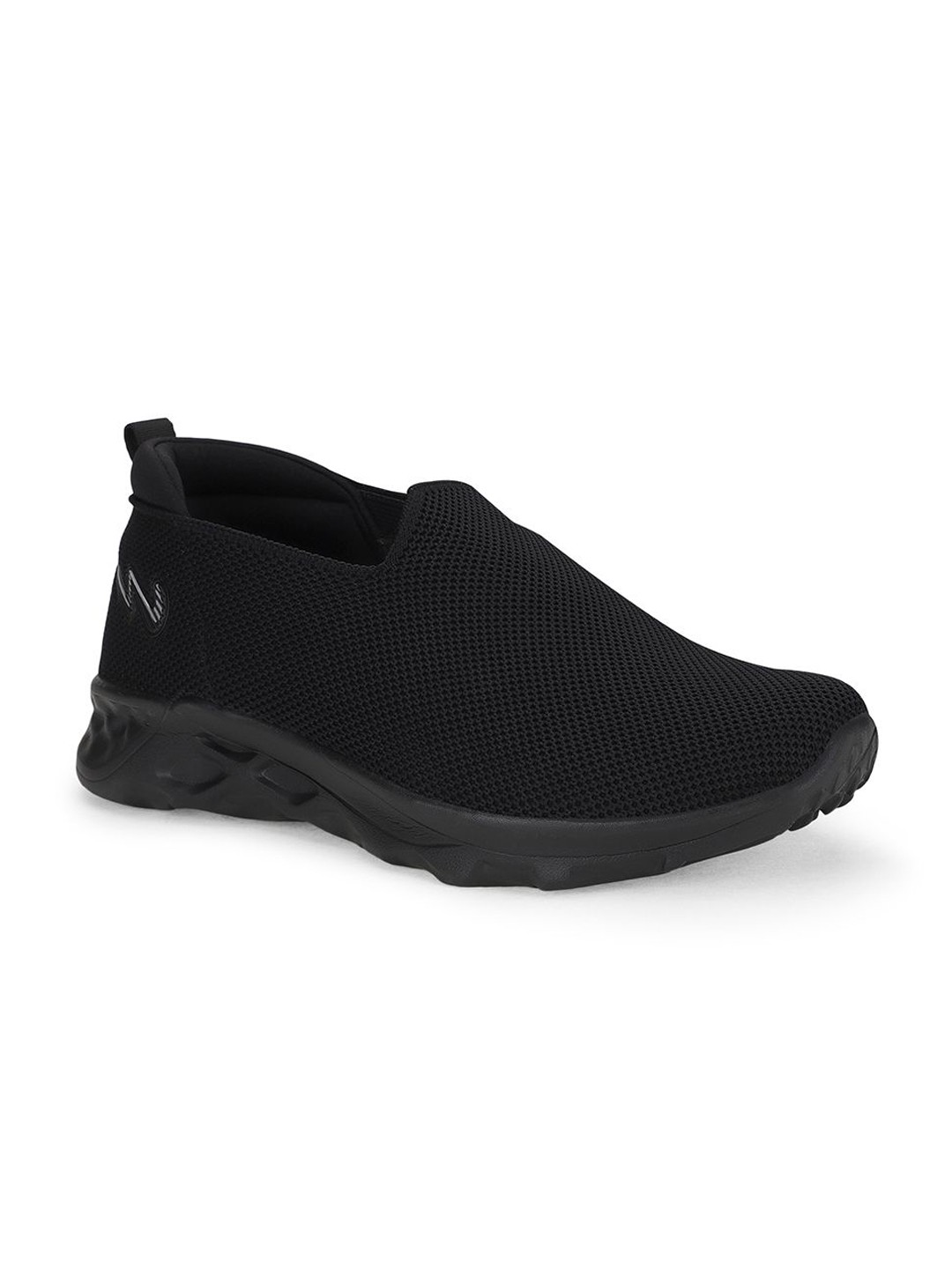 

Campus Men CMP-014 Woven Design PU Slip-On Sneakers, Black