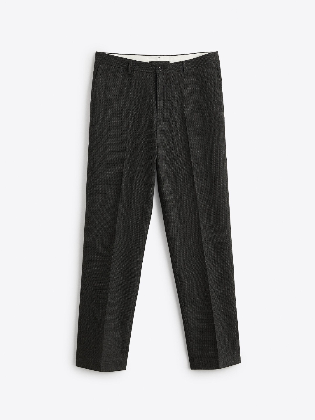 

ZARA Men Grey Trousers