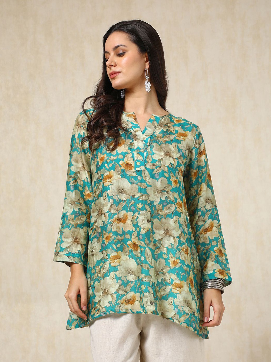 

Soch Printed Ethnic Tunic, Teal