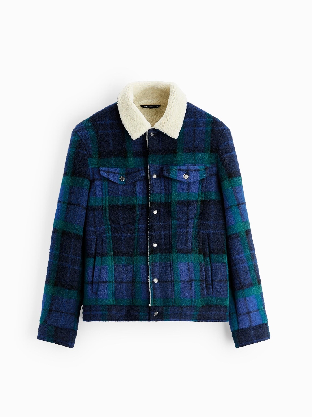 

ZARA Men Blue Jackets