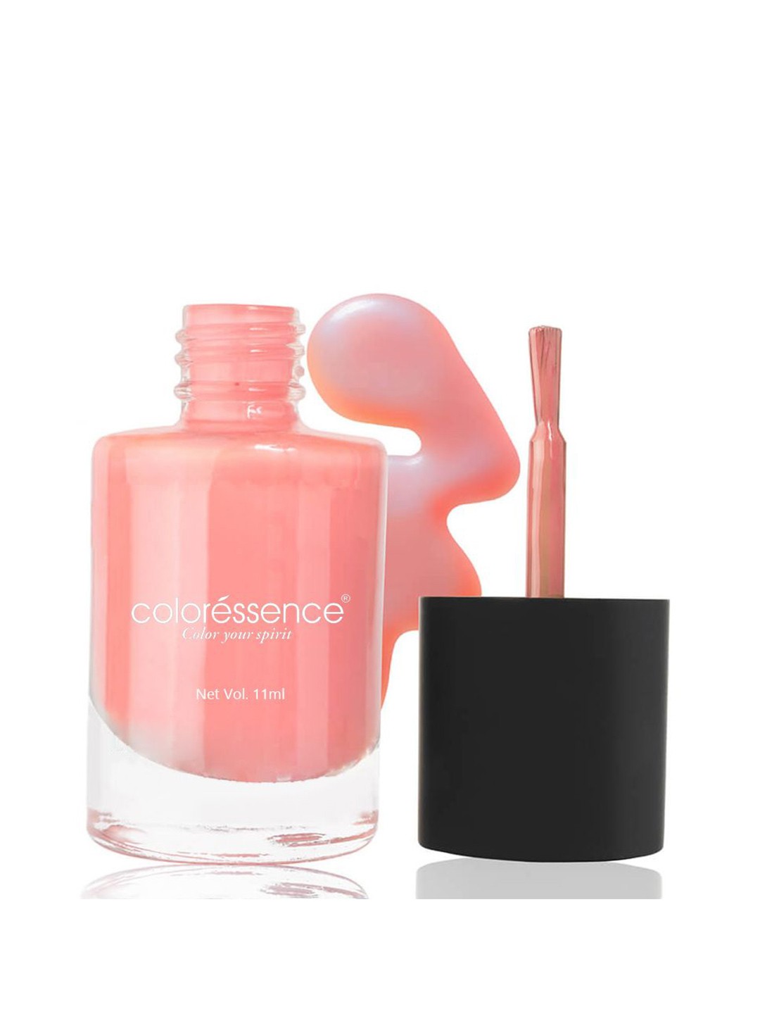 

Coloressence Everyday Glam Regular Nail Polish - 11 ml - Coral, Peach