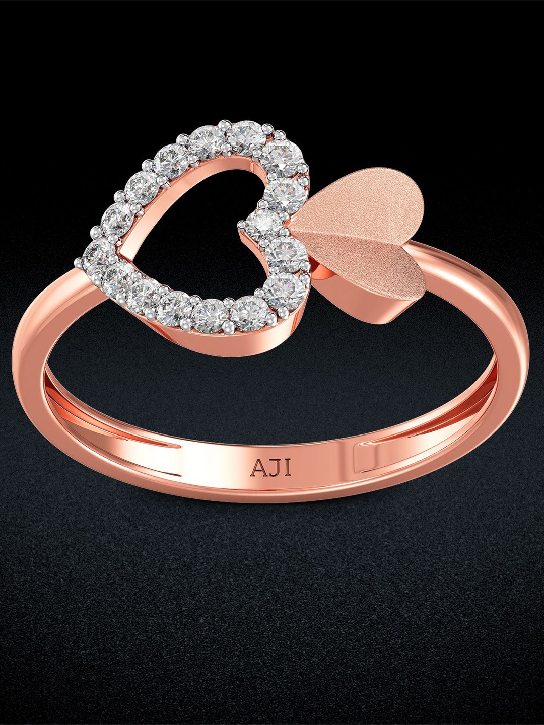 

Joyalukkas Women 22KT Gold Finger Ring, Rose gold