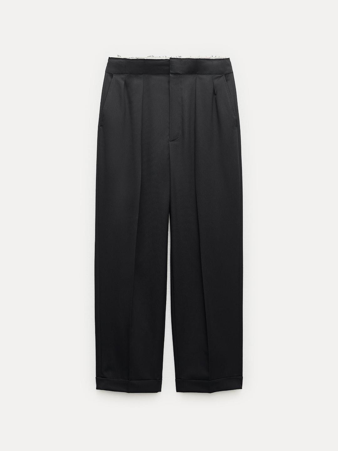 

ZARA Women Grey Trousers