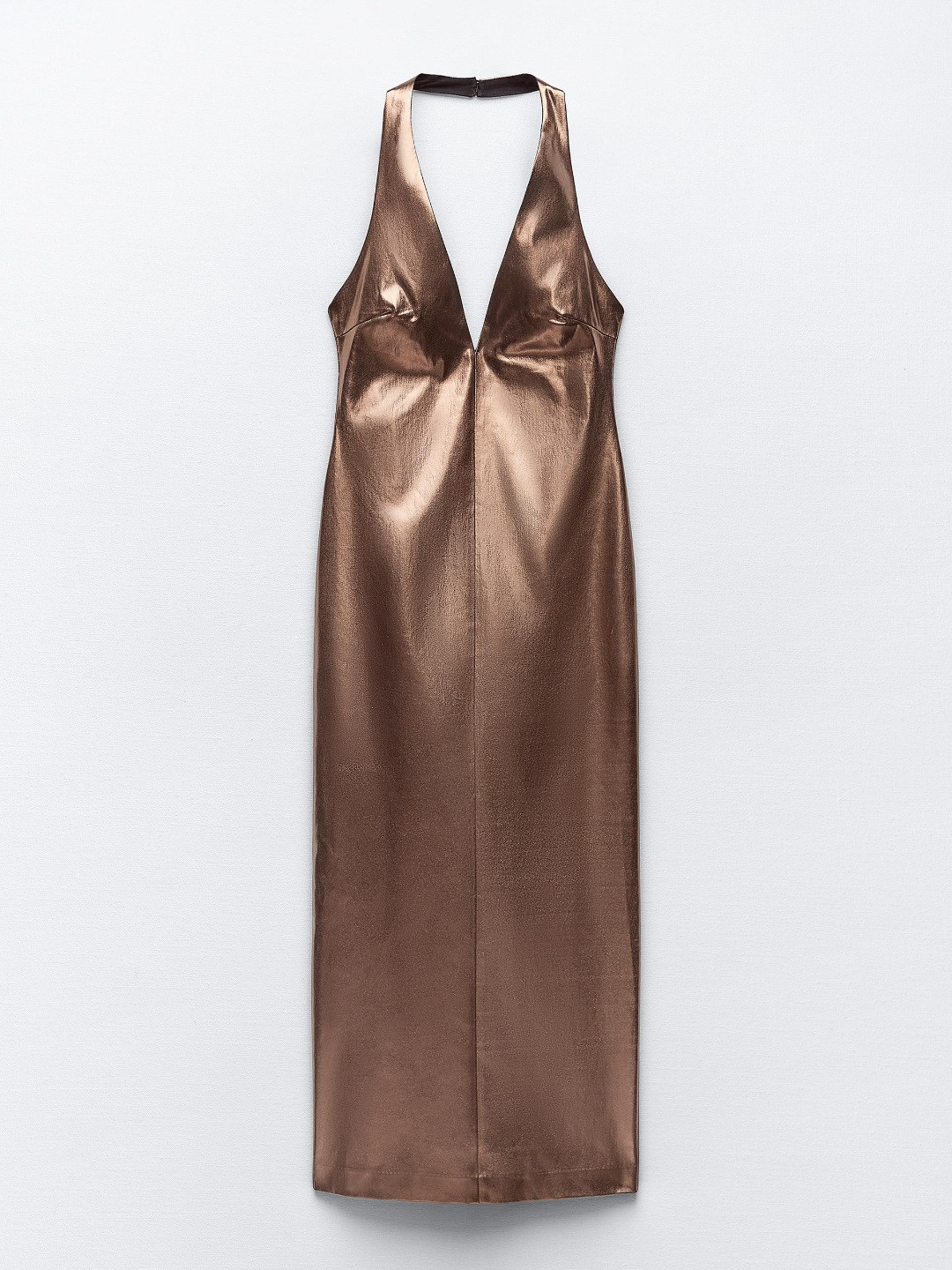 

ZARA Women Brown Dress