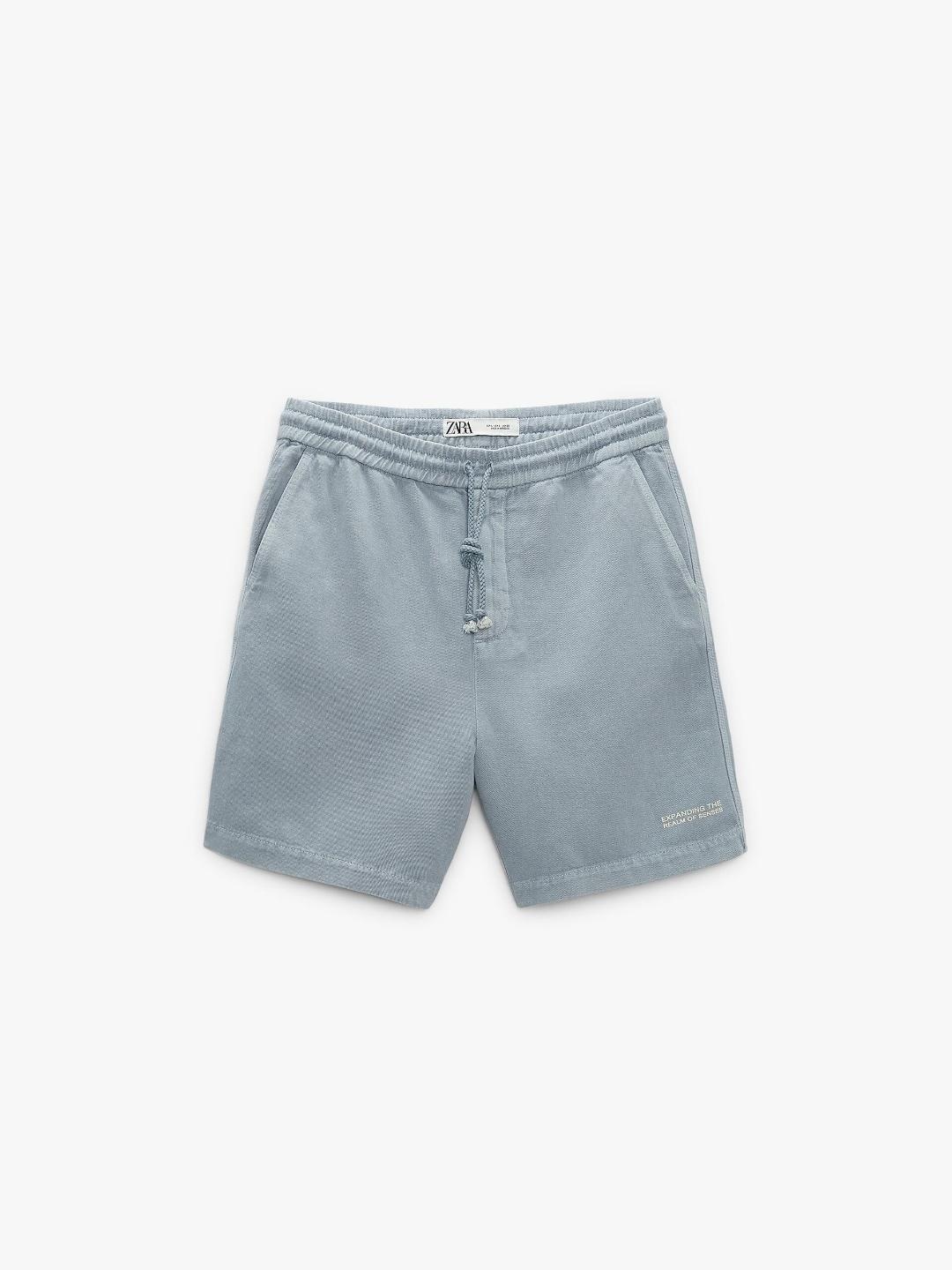 

ZARA Men Blue Shorts