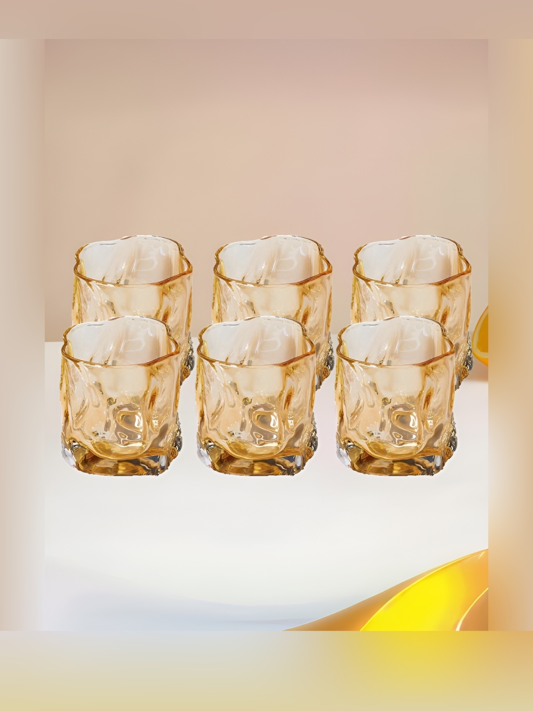 

The Better Home Brown 6 Pieces Textured Cups 230ml