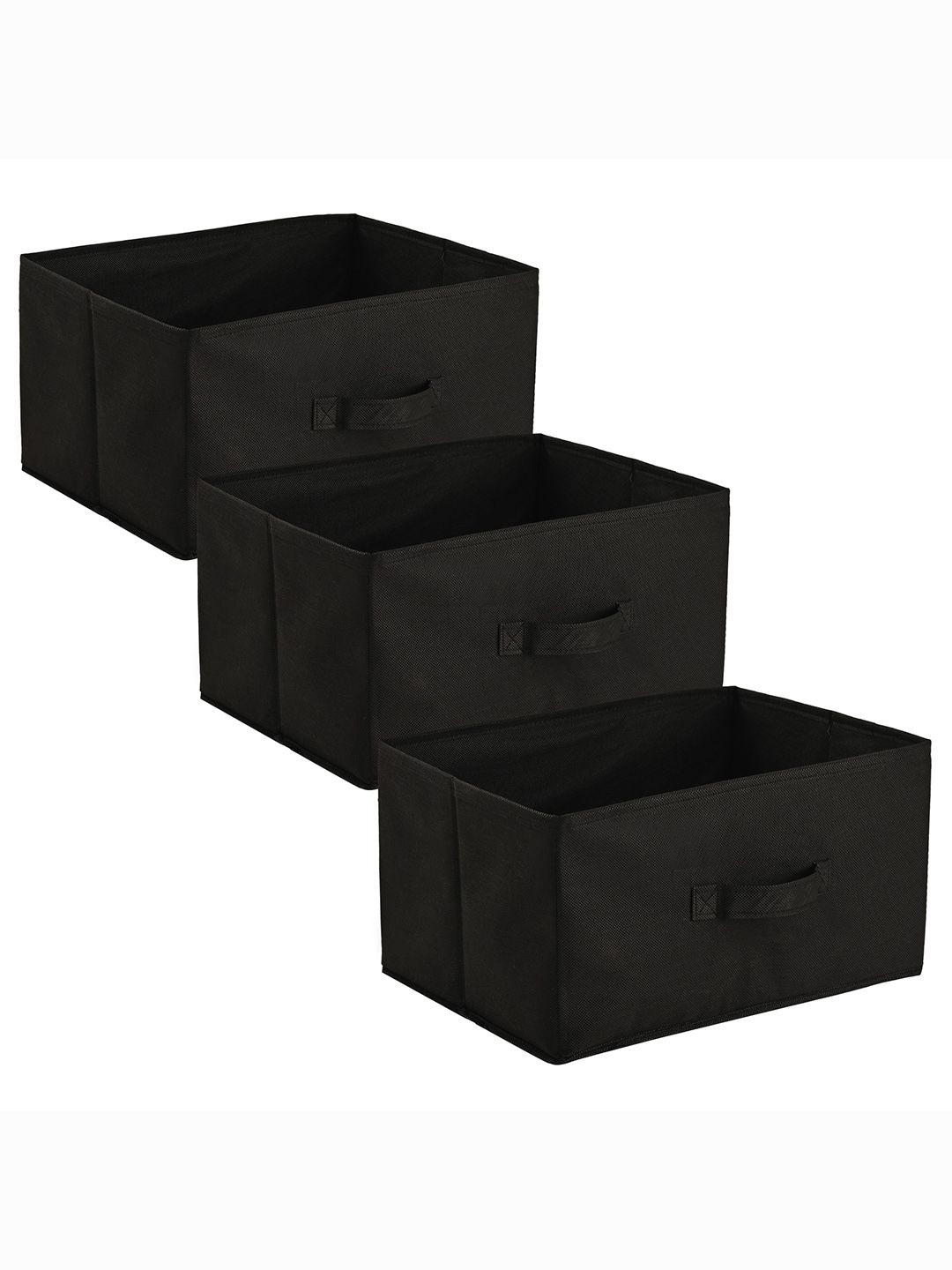 

Kuber Industries Black 3 Pieces Drawer Organisers