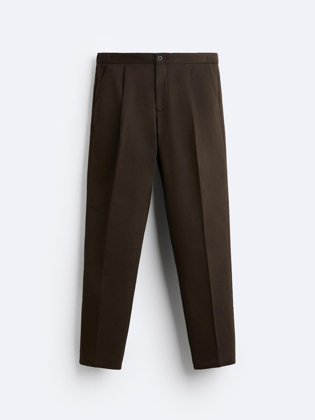 

ZARA Men Brown Trousers