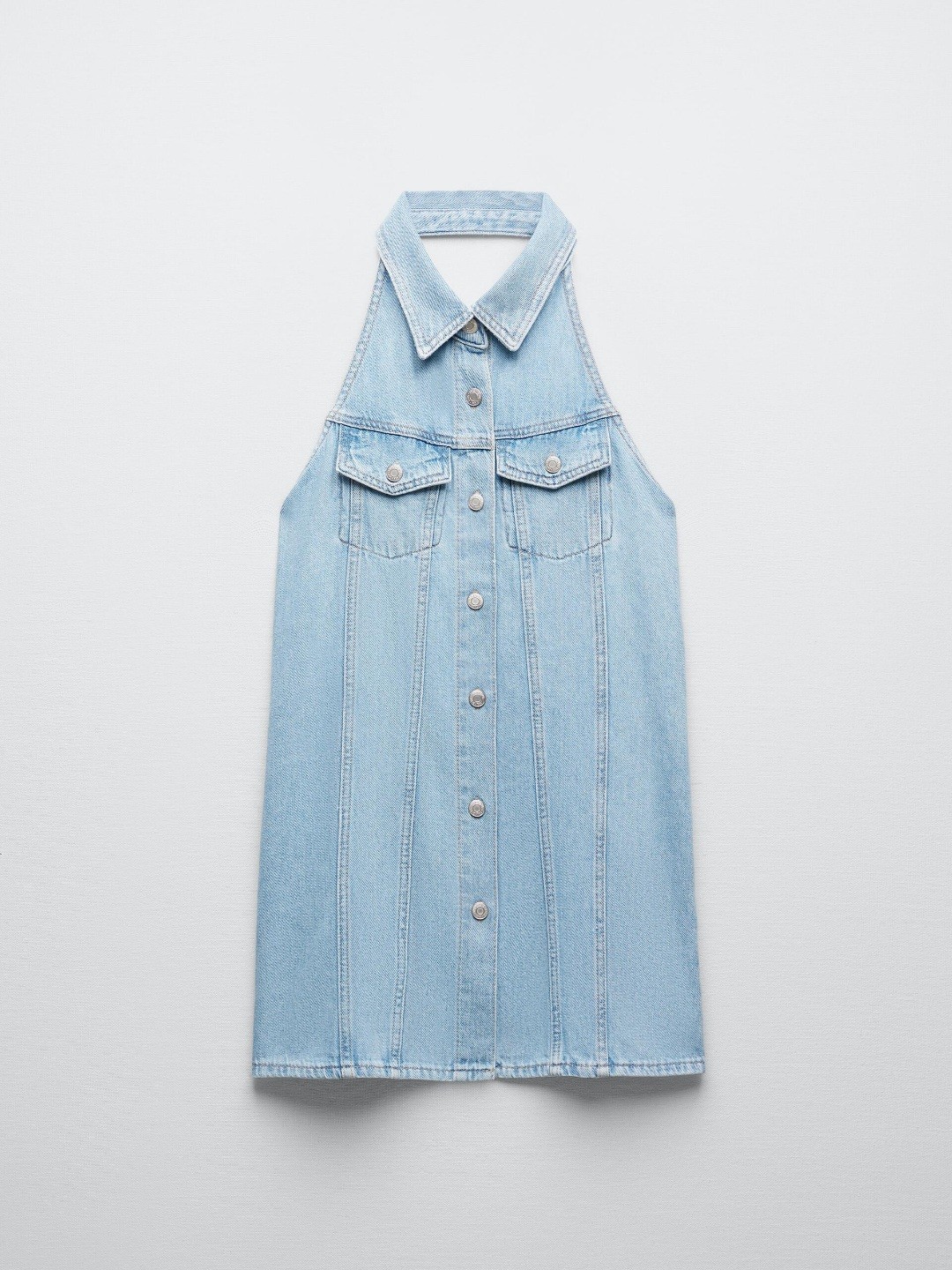 

ZARA Women Blue Dress