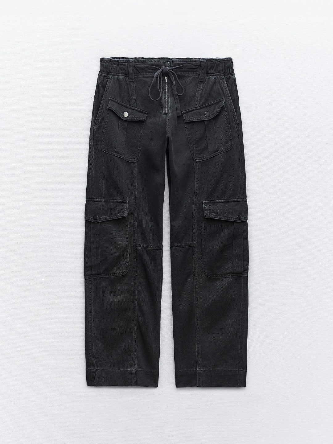 

ZARA Women Grey Trousers