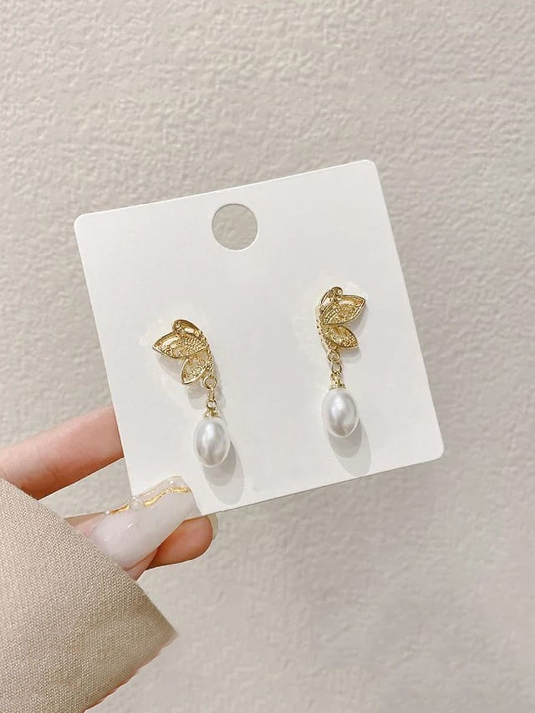 

styledose Classic Drop Earrings, Gold