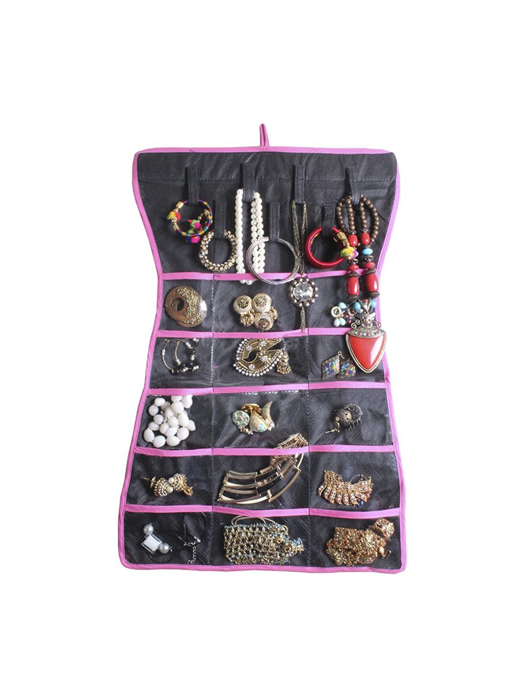 

prettykrafts Pink & Grey Reusable Multi-Utility Organisers