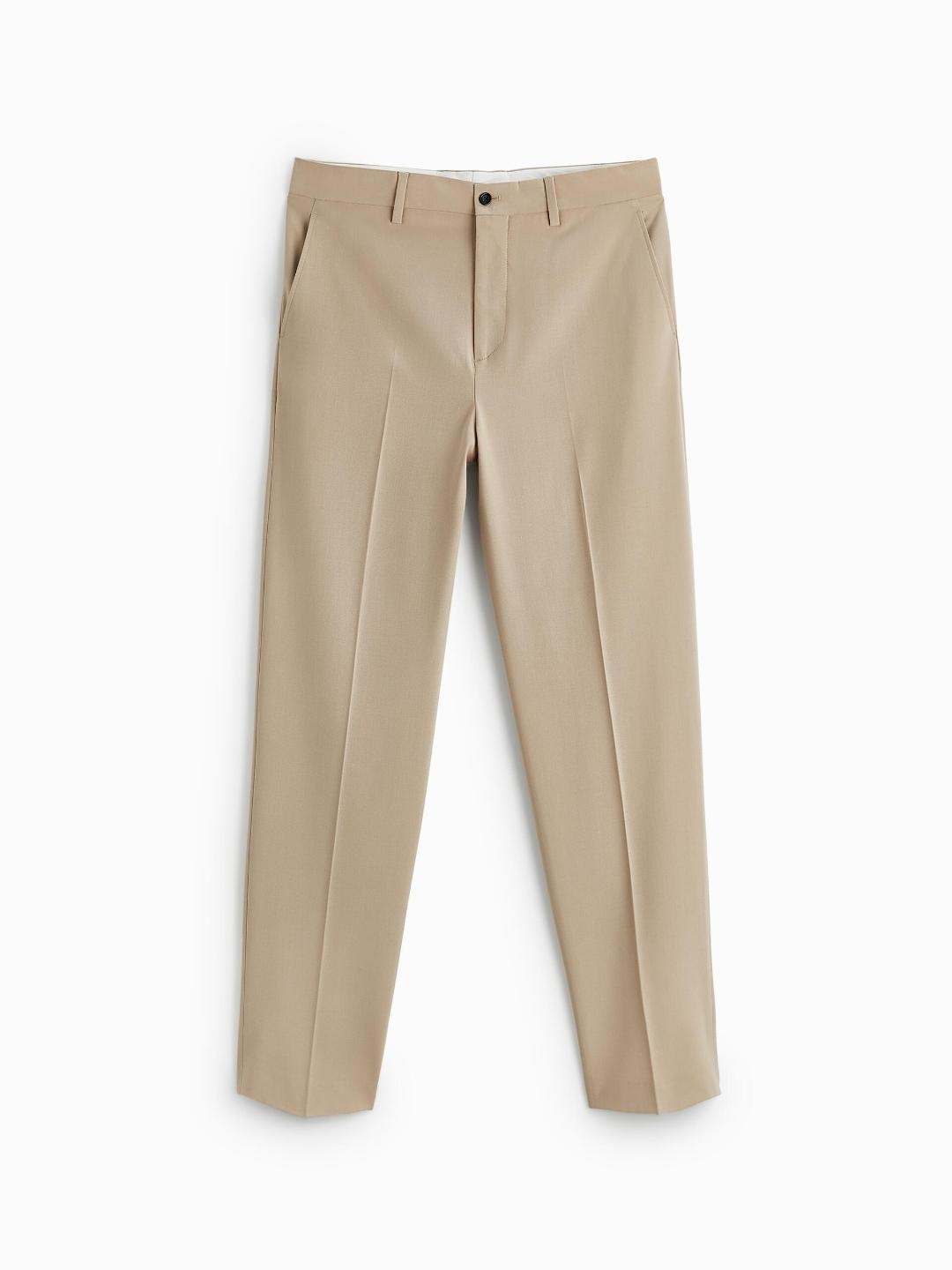 

ZARA Men Beige Trousers