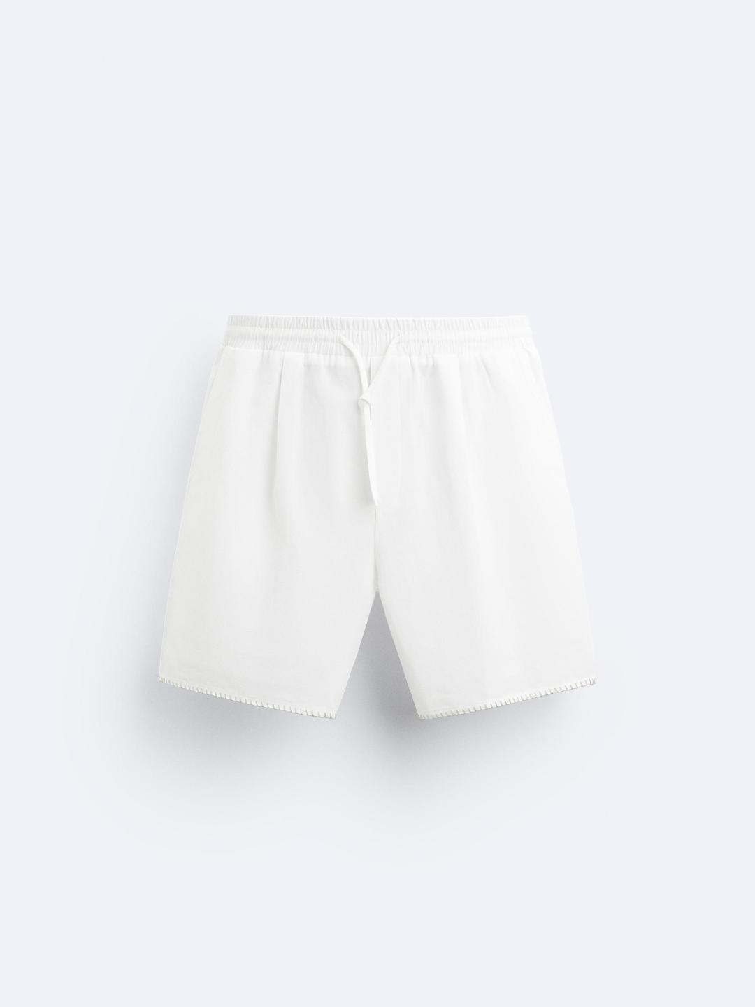 

ZARA Men White Shorts