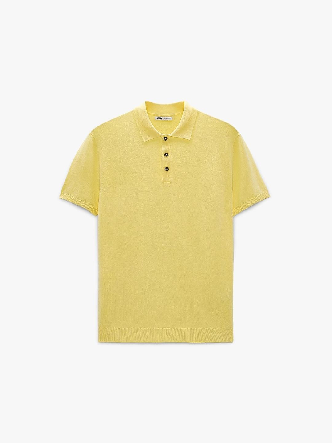

ZARA Men Yellow Tops