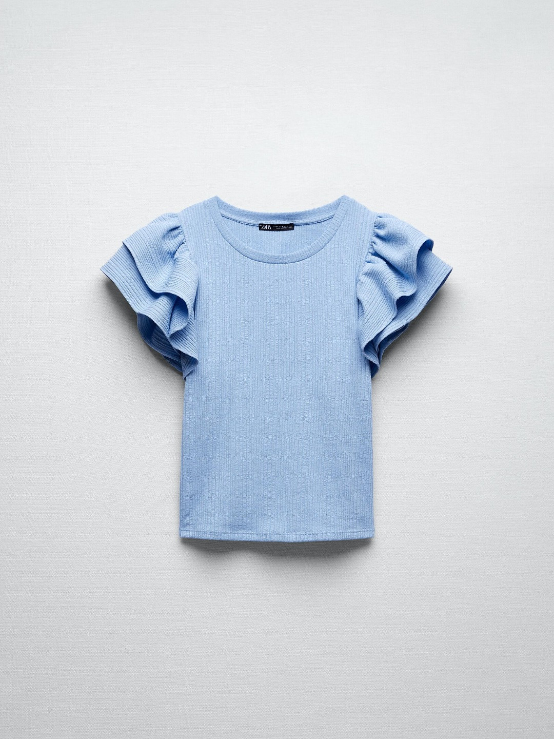 

ZARA Women Blue T-shirt