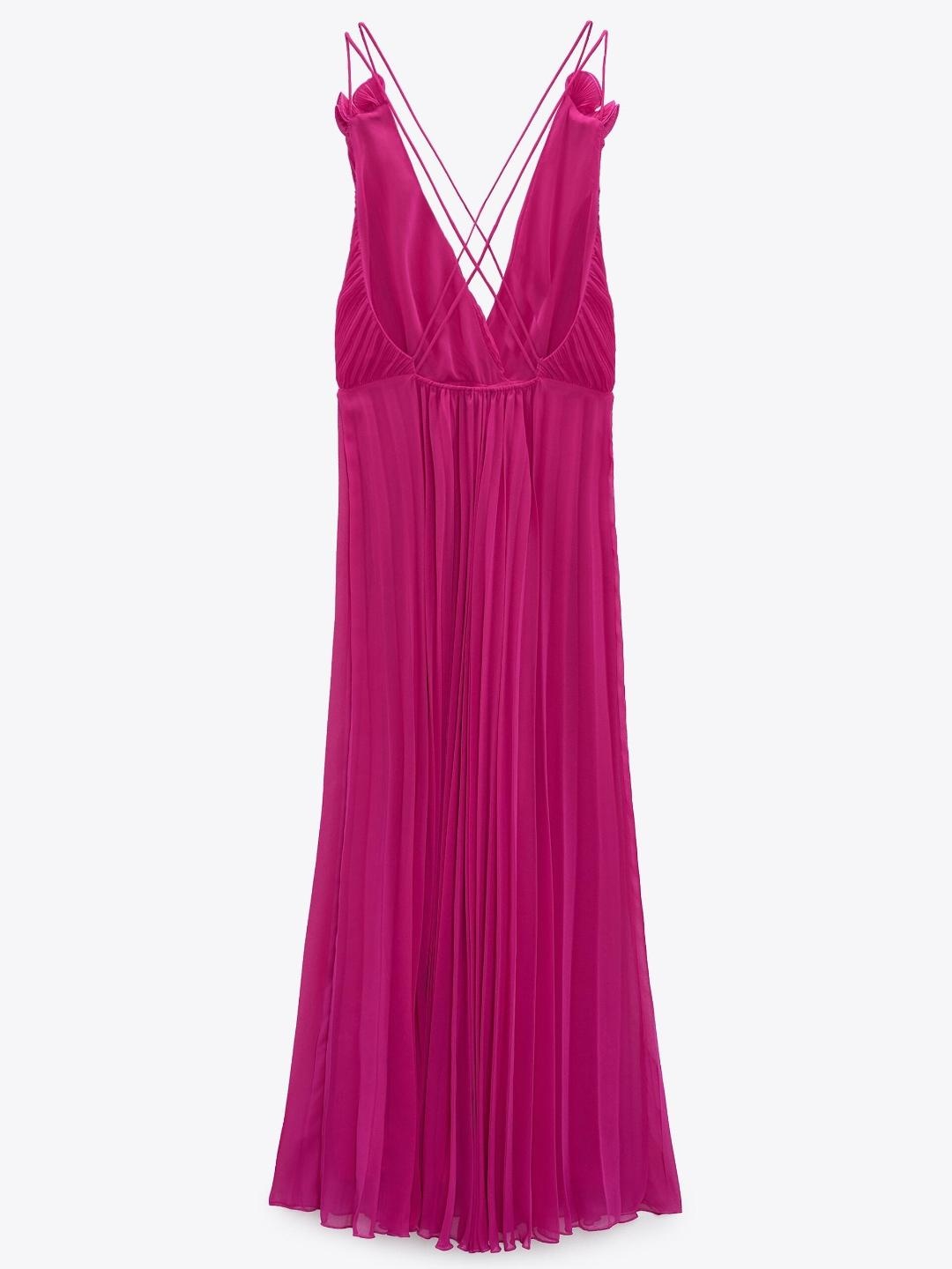 

ZARA Women Purple Dress