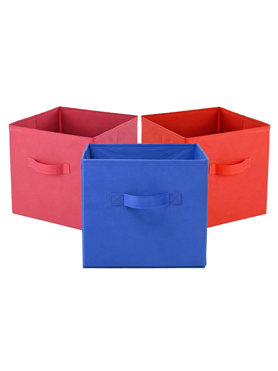 

Kuber Industries Pink & Red 3 Pieces Multi-Utility Organisers