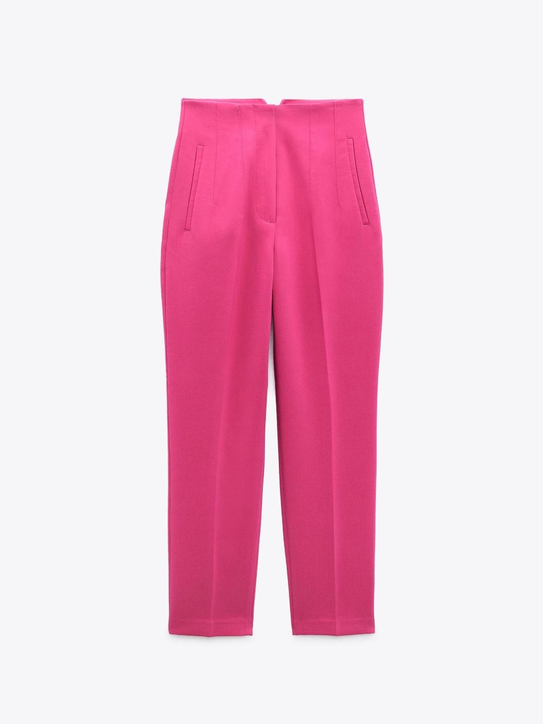 

ZARA Women Purple Trousers
