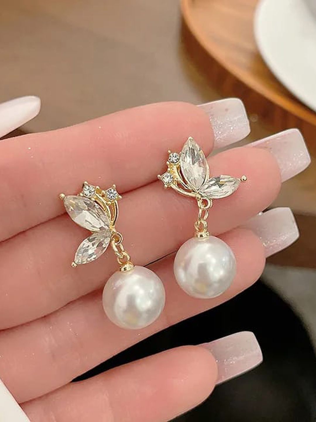 

styledose Classic Drop Earrings, Gold