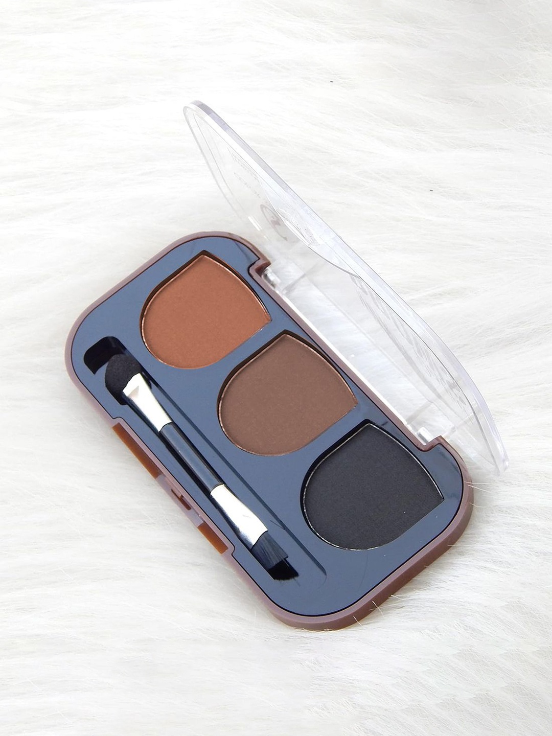 

Adbeni Perfect Brows Long Lasting Water Proof 3 Color Eyebrow Palette -9 g, Brown