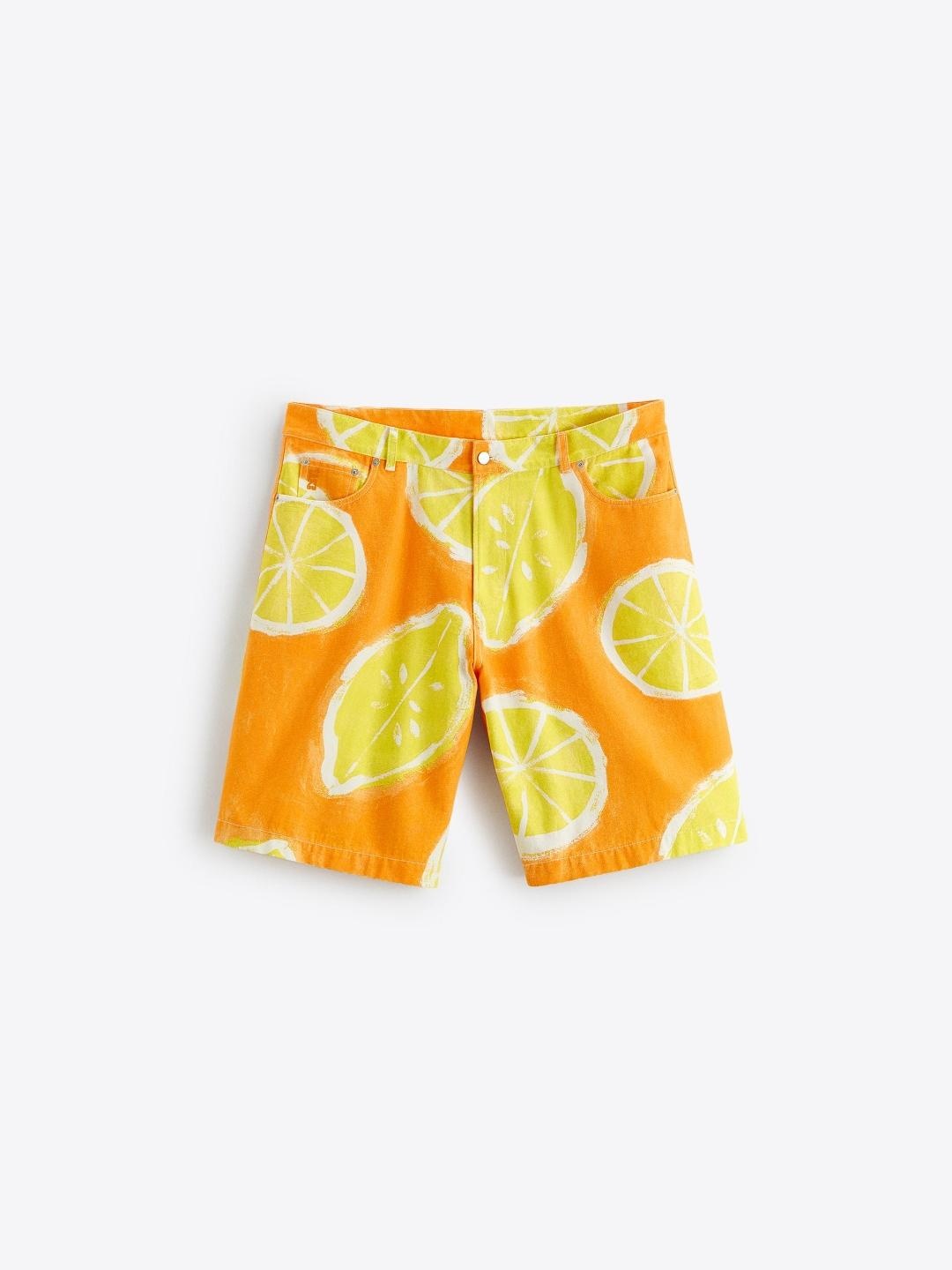 

ZARA Men Orange Shorts