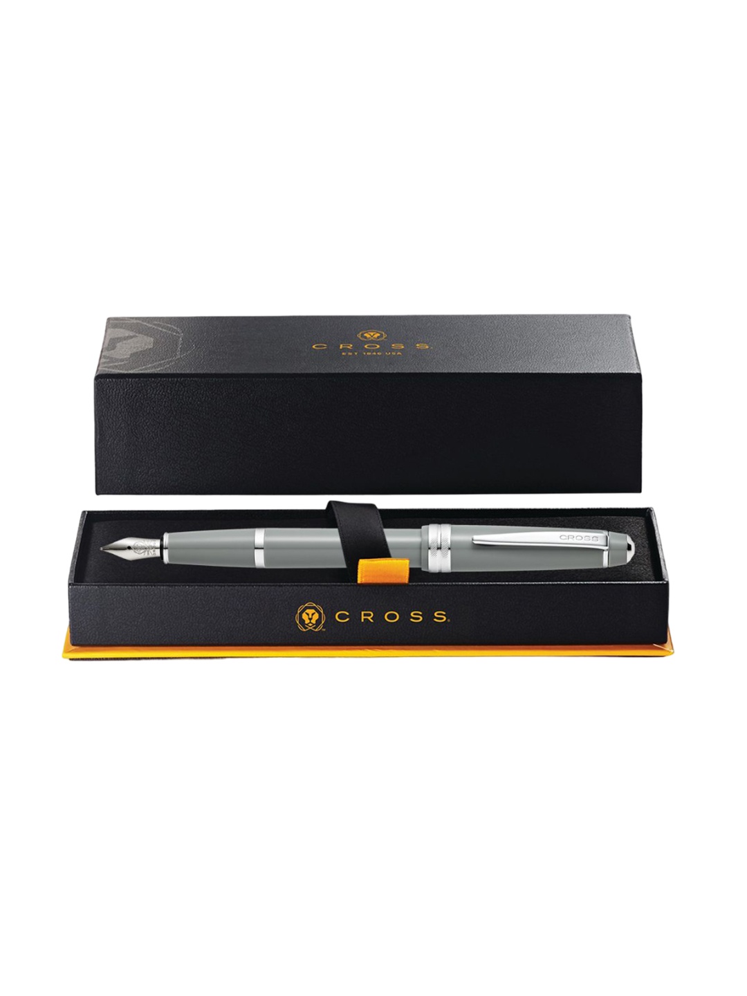 

Cross Polished Gray Resin Bailey Light Fountain Pen, Grey